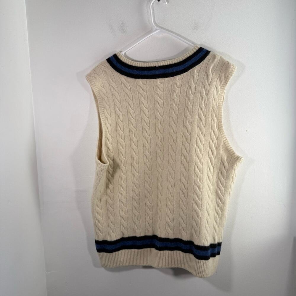Polo Ralph Lauren Sweater Vest Wool Silk Cashmere Rowing Cricket Tennis XL Tall - Picture 10 of 12